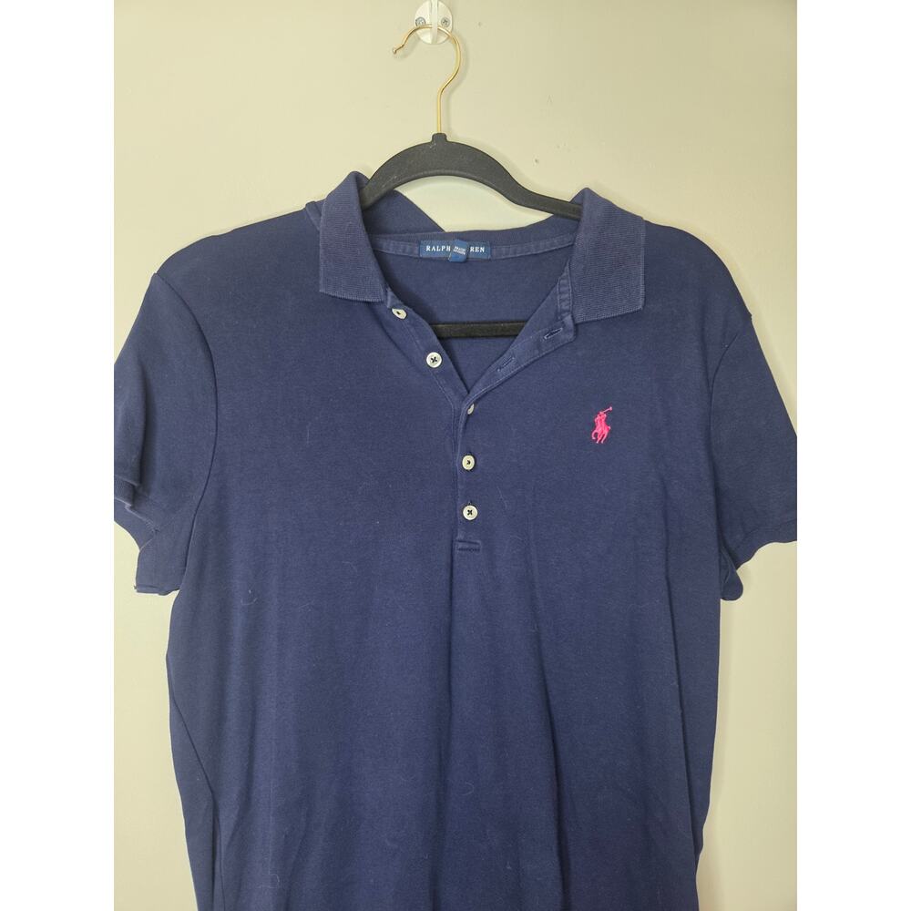 Ralph Lauren Women’s XL Short Sleeve Polo Dress Casual Preppy Knit Style
